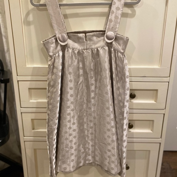 Silver Polka Dots Babydoll Dress - Picture 4 of 4